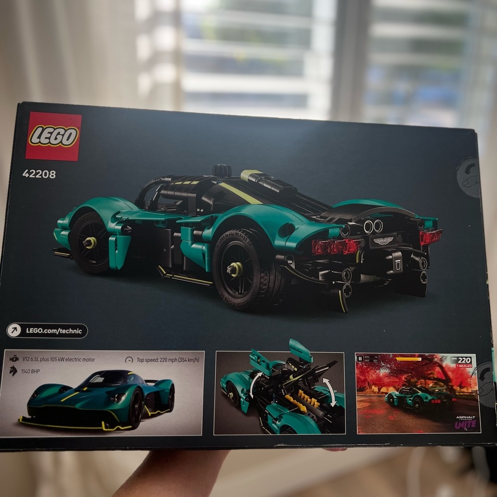 LEGO Teal and Black Technic Supercar Building Set